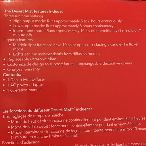 Young Living Desert Mist essential oil diffuser - Picture 6 of 8